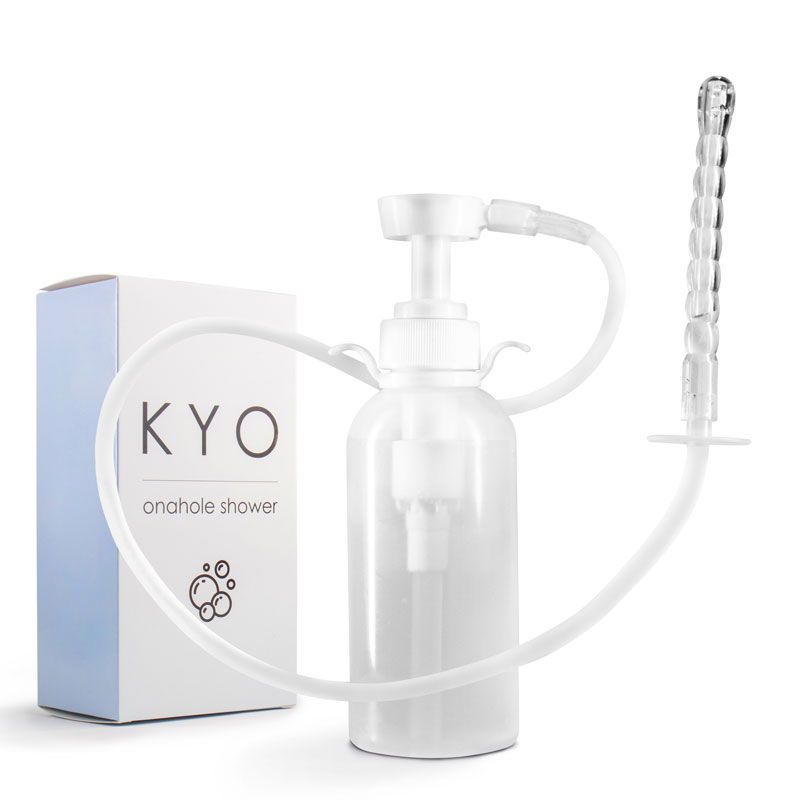 KYO Onahole Shower Pocket Pussy cleaner douche