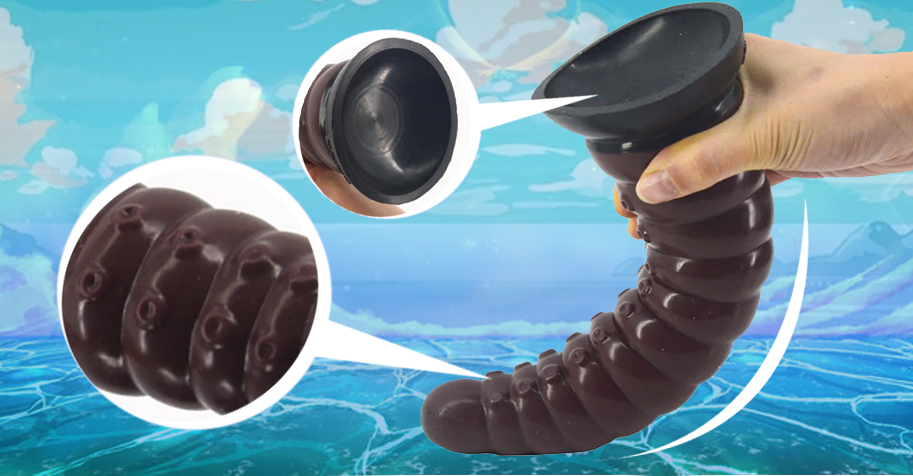 Silky Smooth Tentacle Tickler Dildo